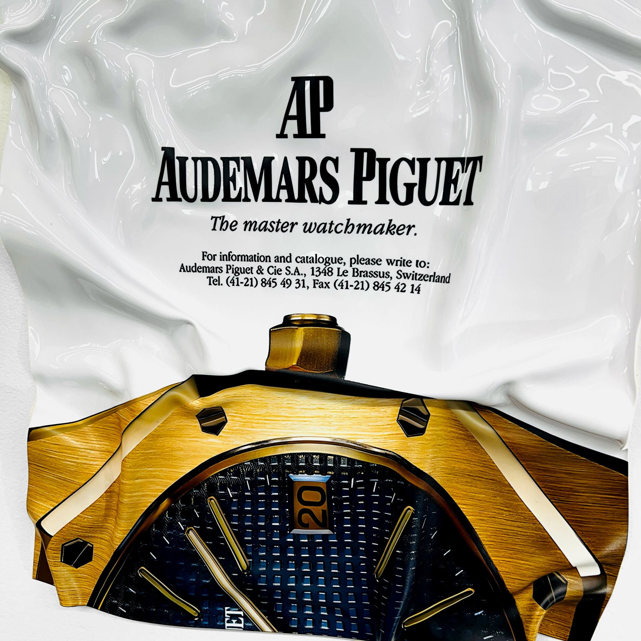 Tableau froissé - Audemars Piguet Royal Oak - Luxartis