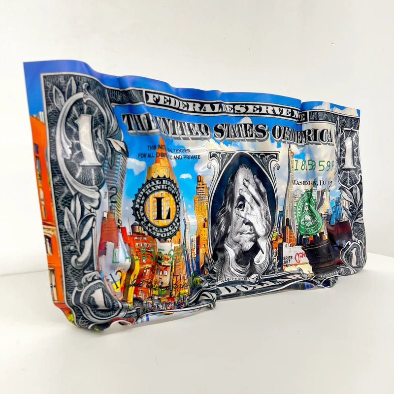 Sculpture froissé - Dollar - Luxartis