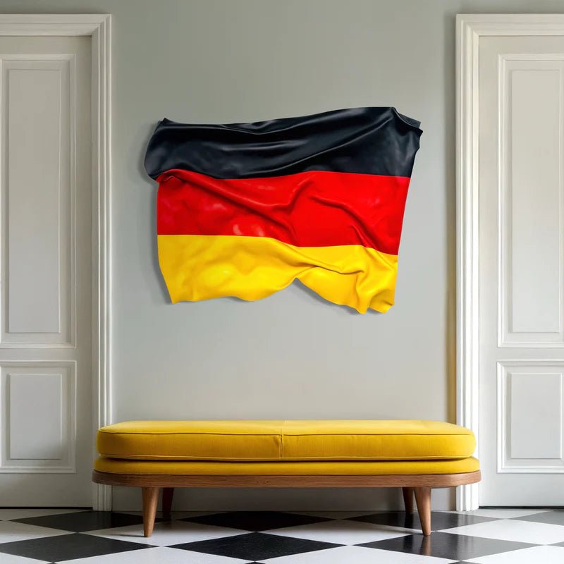 Tableau froissé - Drapeau Allemand - Luxartis